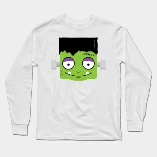 Frankenstein Face T-Shirt Long Sleeve T-Shirt
